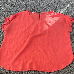 Maurices Vibrant Coral Blouse